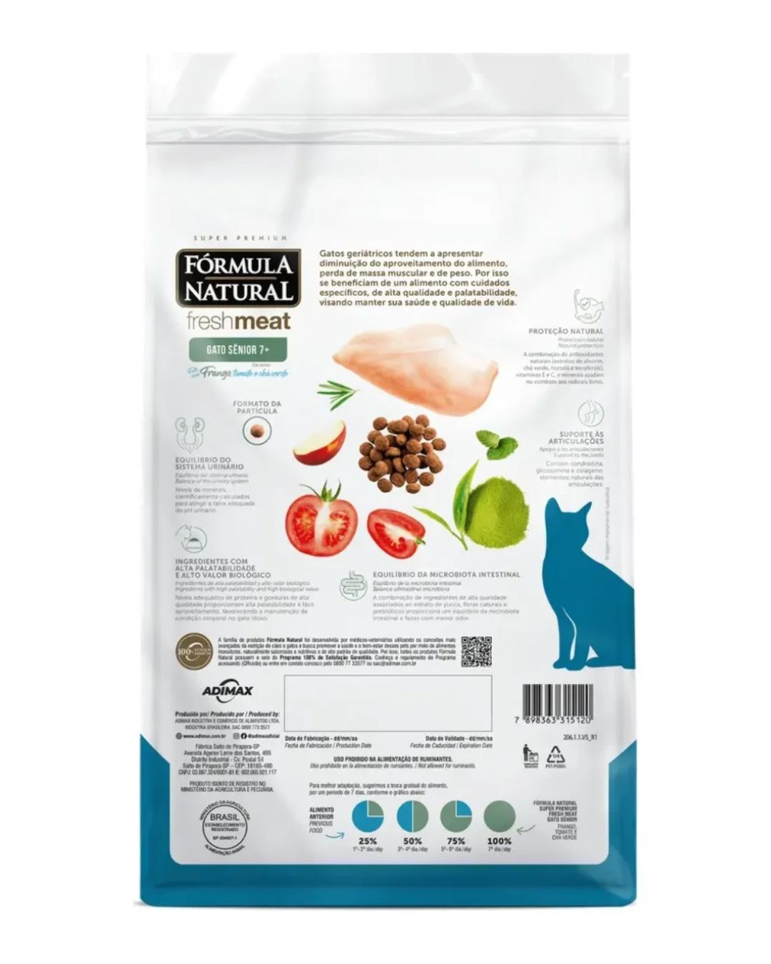 Formula Natural Fresh Meat Gato Senior 1 Kg