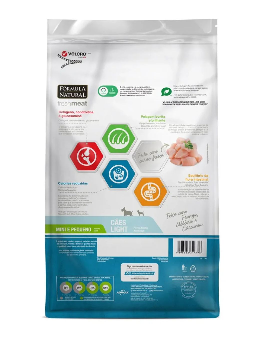 Fórmula Natural Alimento Para Perro Light Mini Y Pequeño 1kg