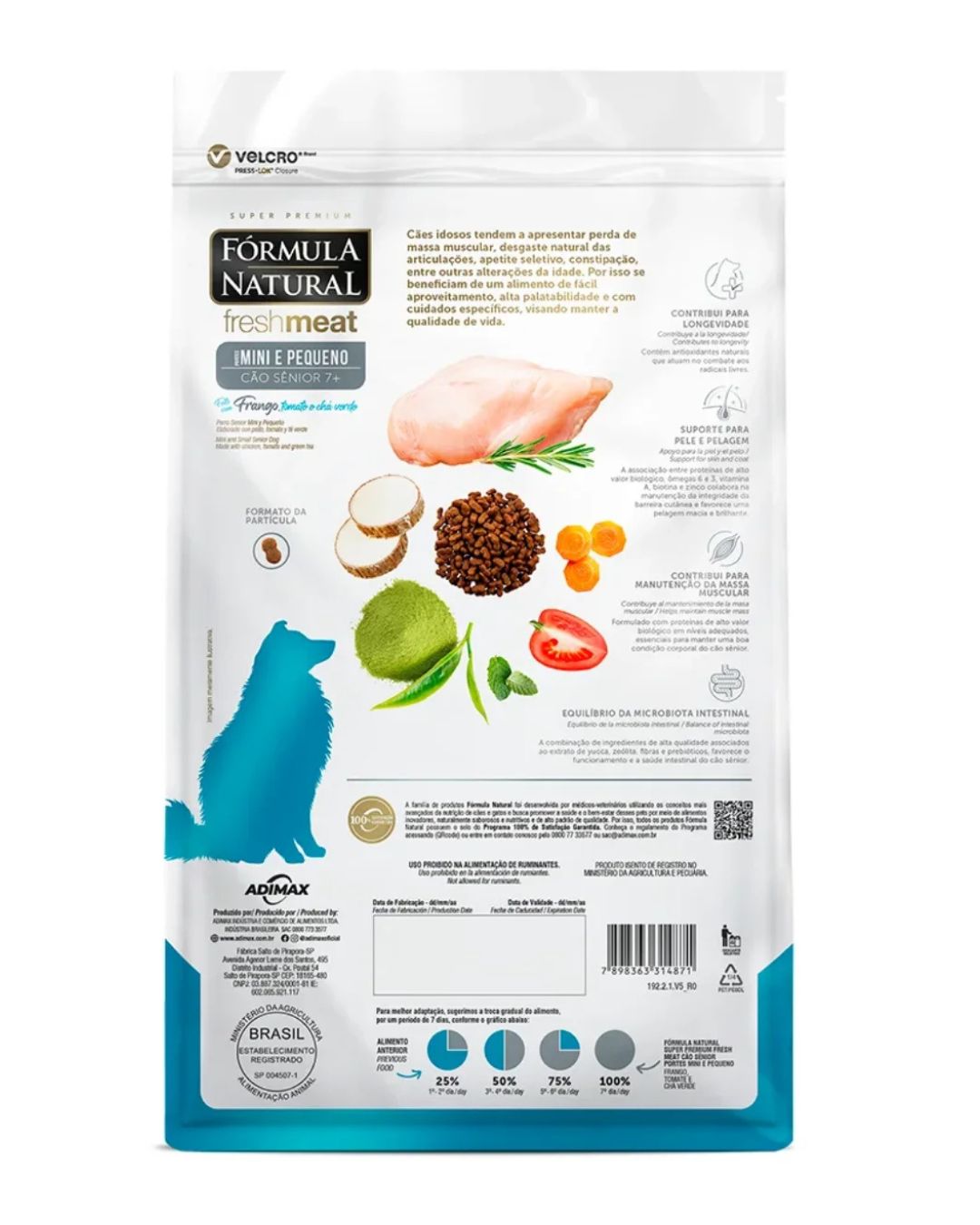 Fórmula Natural Alimento Para Perros Adultos, Raza Pequeña 1kg