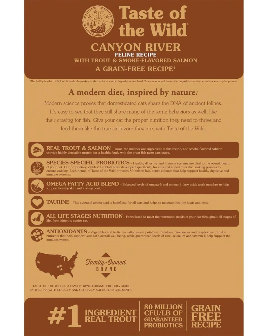 Taste Of The Wild Canyon River Alimento seco para gatos 6 kg