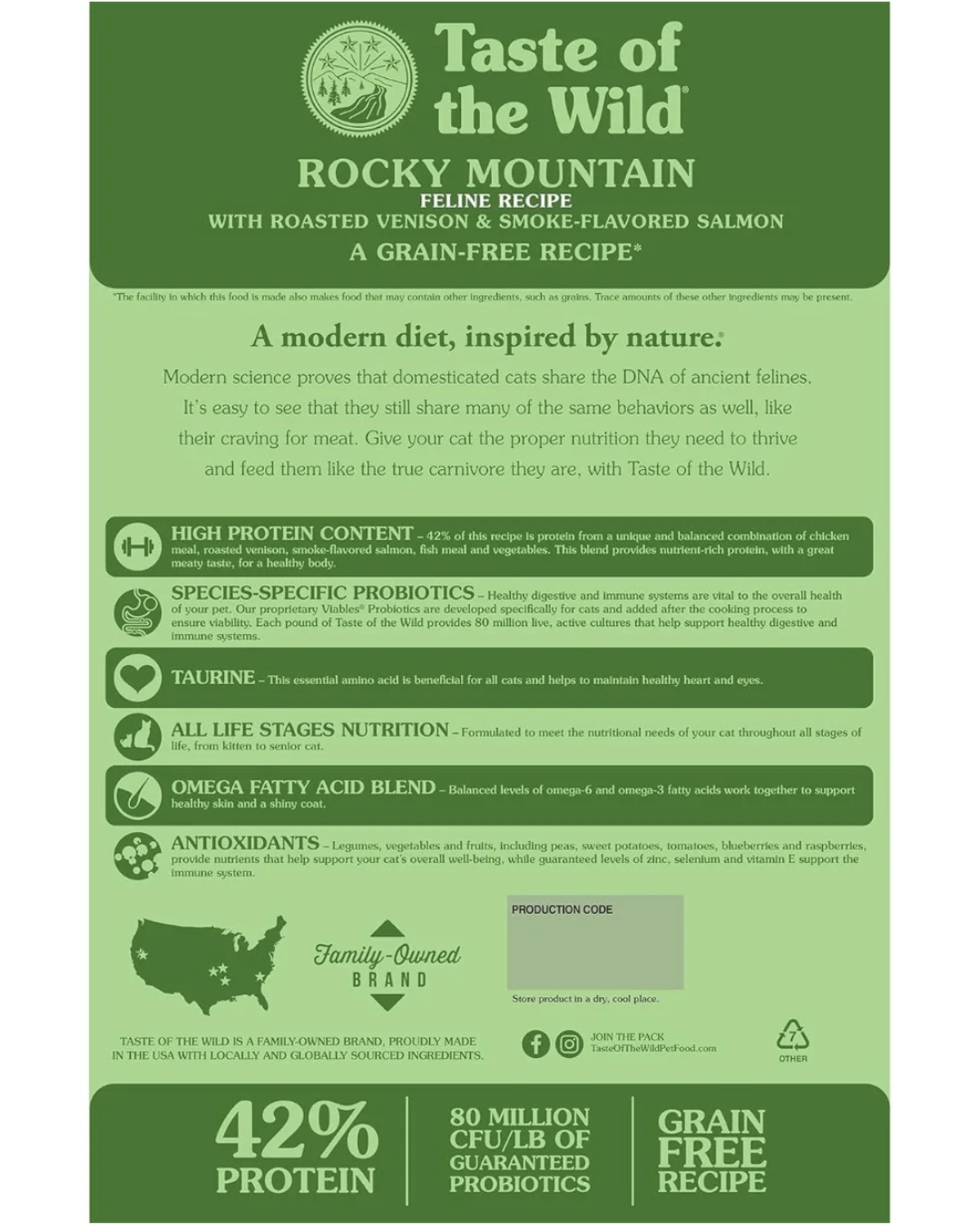 Taste Of The Wild Rocky Mountain Alimento Para Gato