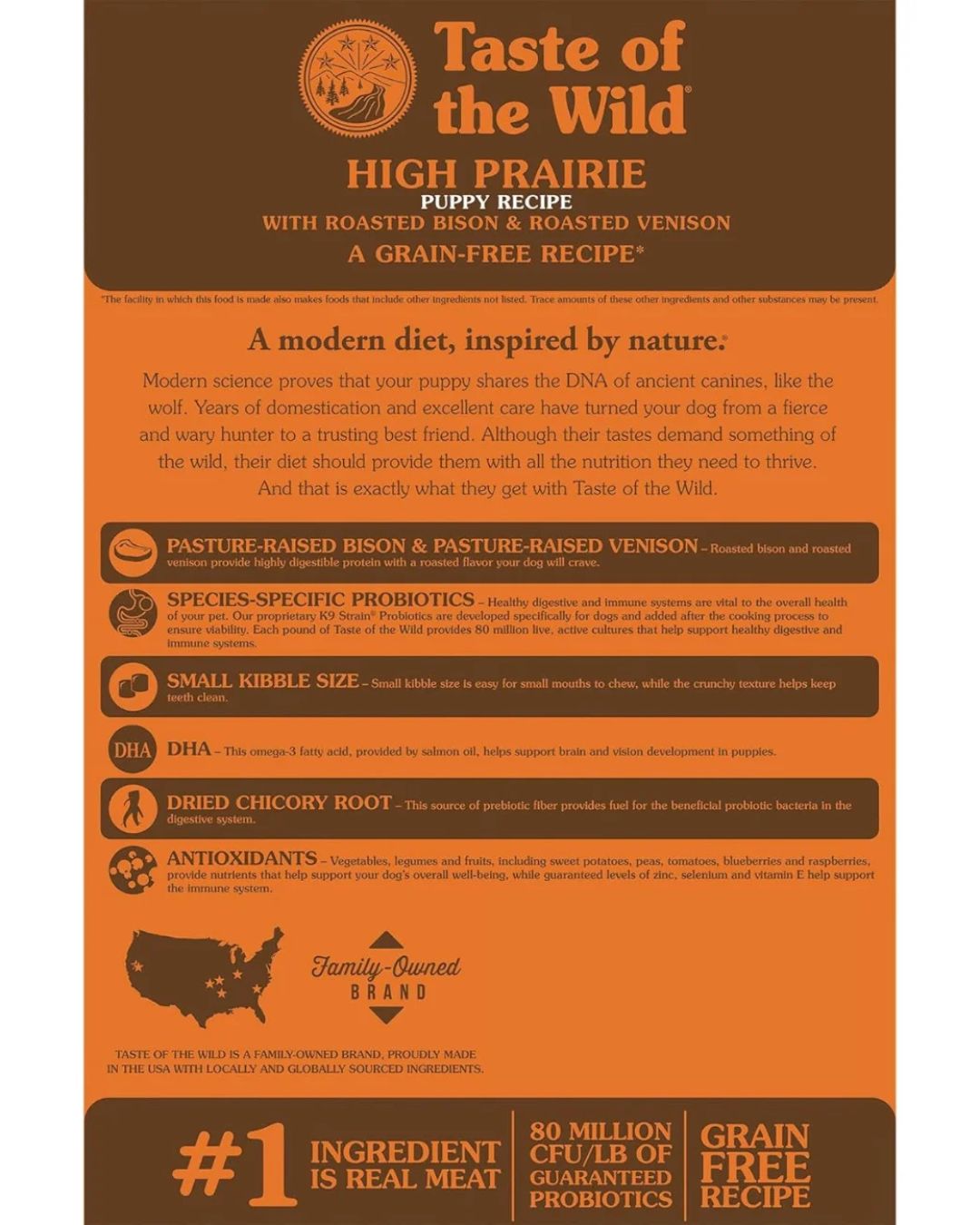 Taste of the Wild High Prairie Puppy Alimento seco 12 kg