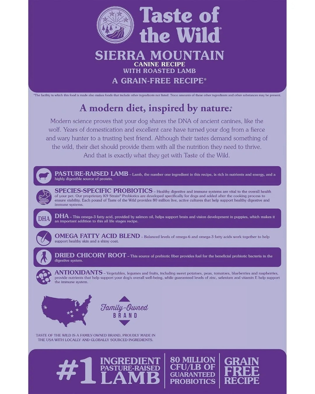Taste of the Wild Sierra Mountain Alimento para perro 12.7Kg