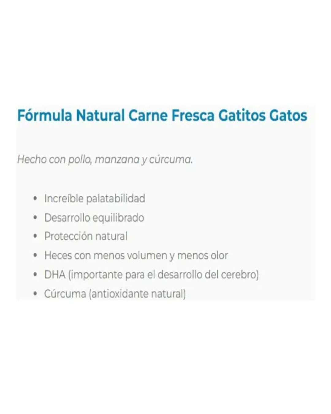 Formula Natural Alimento seco para Gatitos 1Kg Sabor Pollo