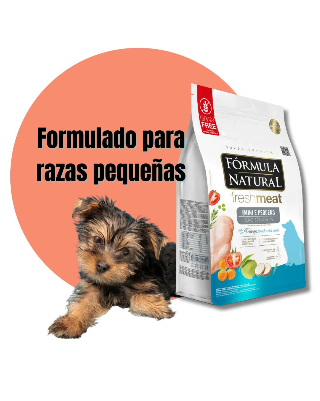 Fórmula Natural Alimento Para Perros Adultos, Raza Pequeña 1kg