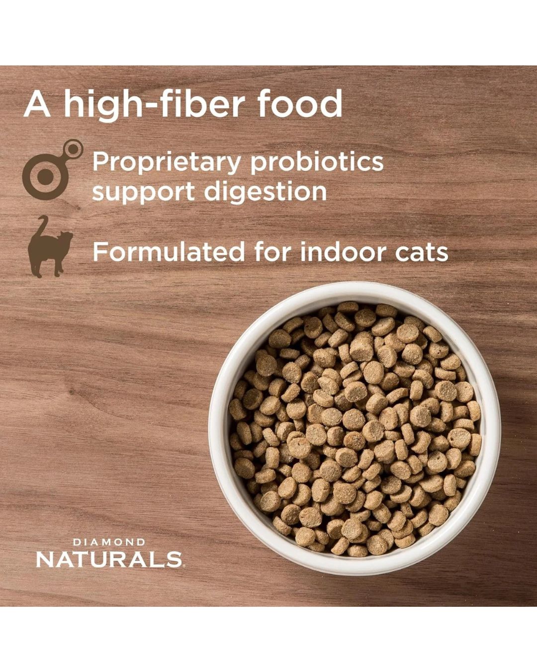 Diamond Naturals Indoor Cat para gato adulto 8.16kg