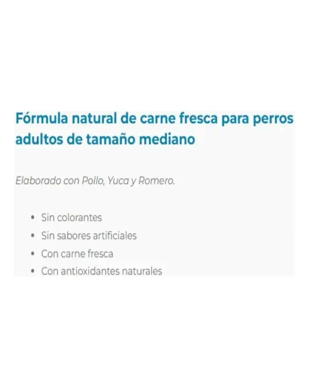 Formula Natural Alimento Seco Perros Adultos Medianos