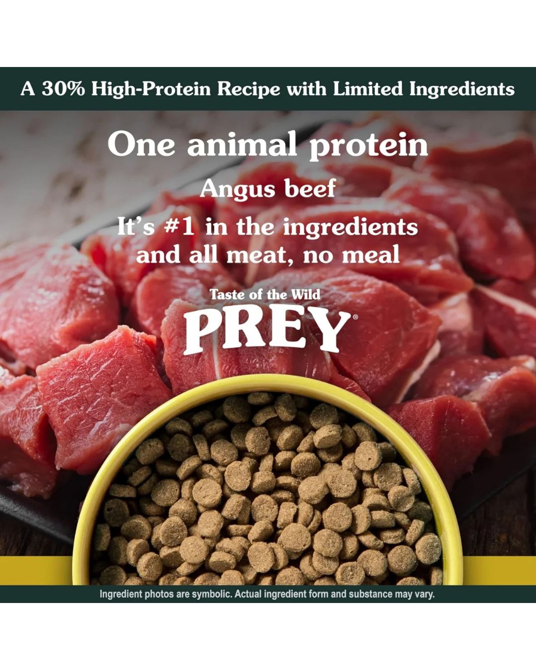 Taste of the Wild PREY Alimento seco gatos Carne Angus 2 kg