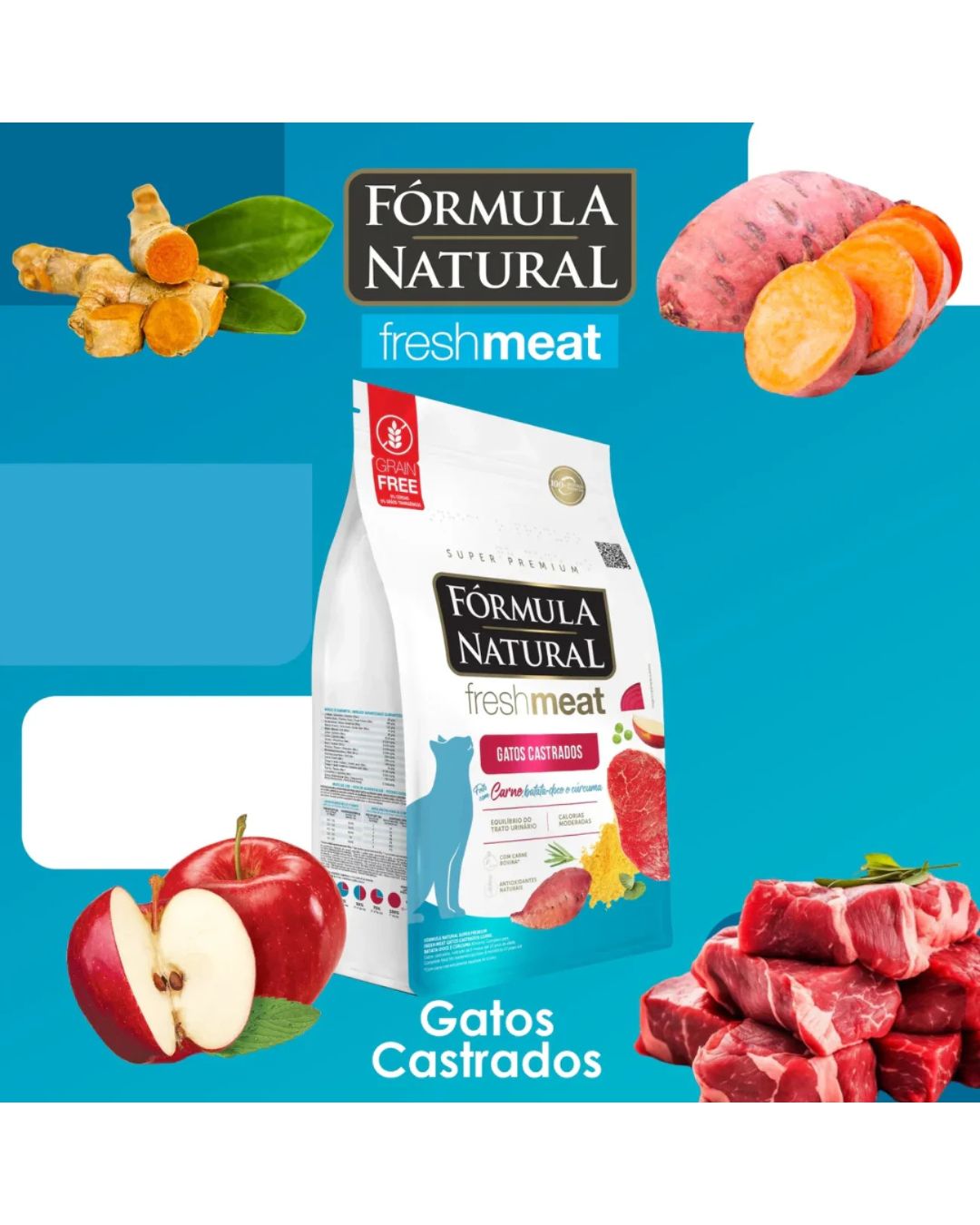 Formula Natural Fresh Meat Gato Adulto Castrado