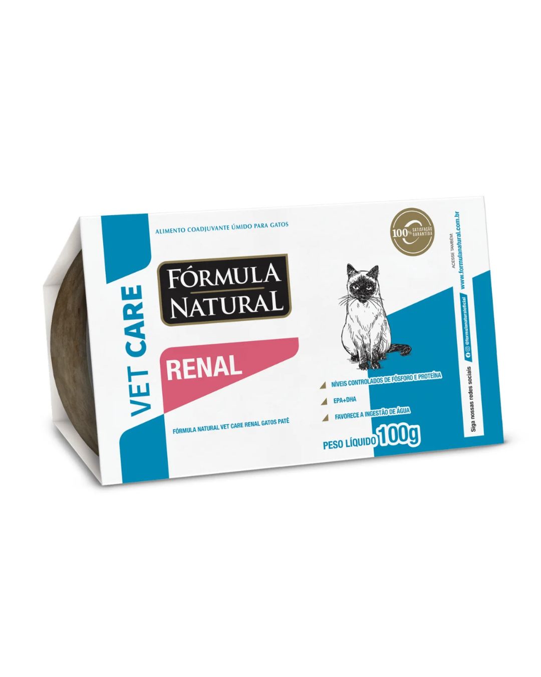 Formula Natural Pate gato Renal, alimento humedo gato 100g